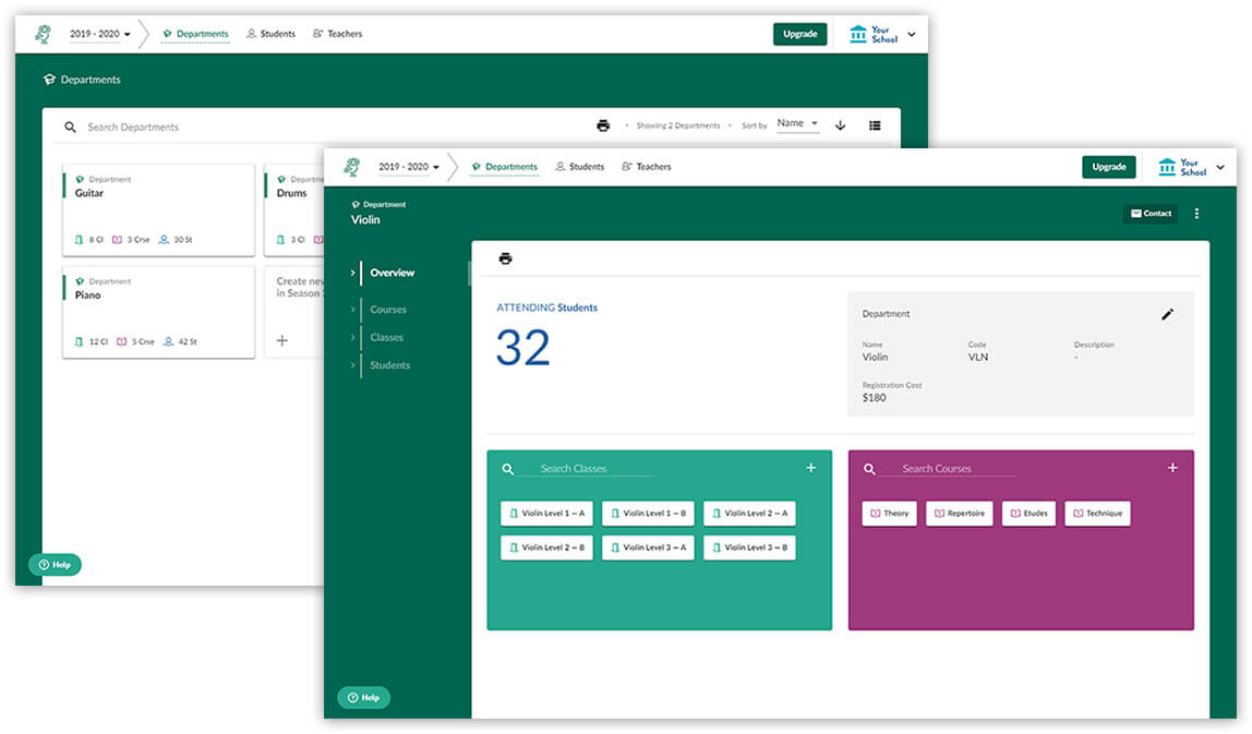 Program management - Screenshot