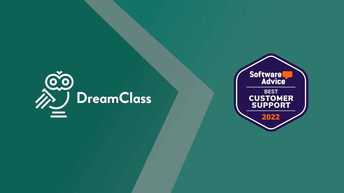 DreamClass awarded best customer support for 2022, by Software Advice