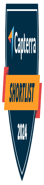Capterra shortlist 2024 badge