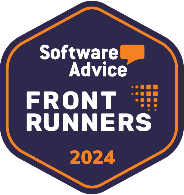 Software Advice front runners 2024 badge