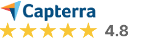 Capterra reviews badge