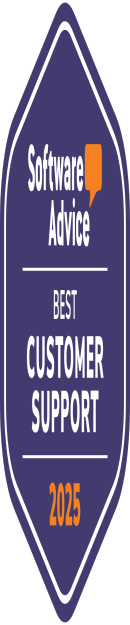 Software advice - Best customer support 2025 badge