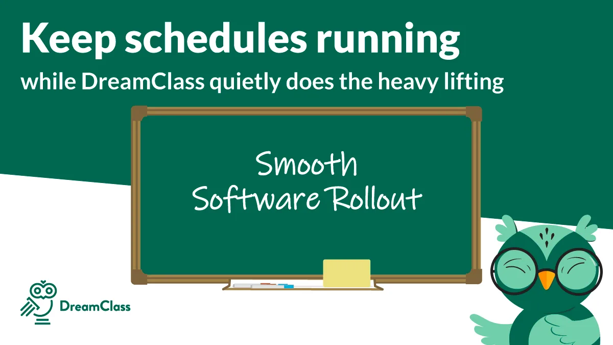 Image of a blackboard showing how to Prepare Your School for a Smooth Educational Software Rollout