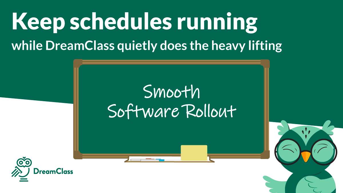 Image of a blackboard showing how to Prepare Your School for a Smooth Educational Software Rollout