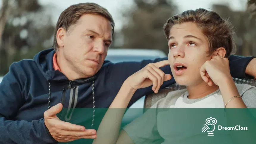 Which school management solutions include built-in communication tools for parents?