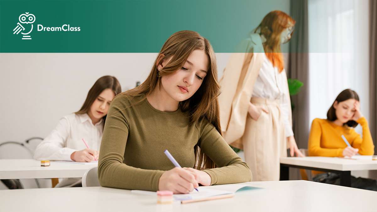 Image of a a student taking a test, in order to Achieve Improved Academic Performance: 10 Proven Habits That Work