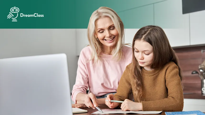 Image of happy school teacher care-free of Student Admissions