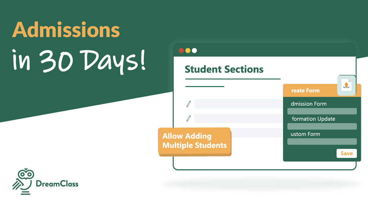 Launch the School Admissions Process in 30 Days