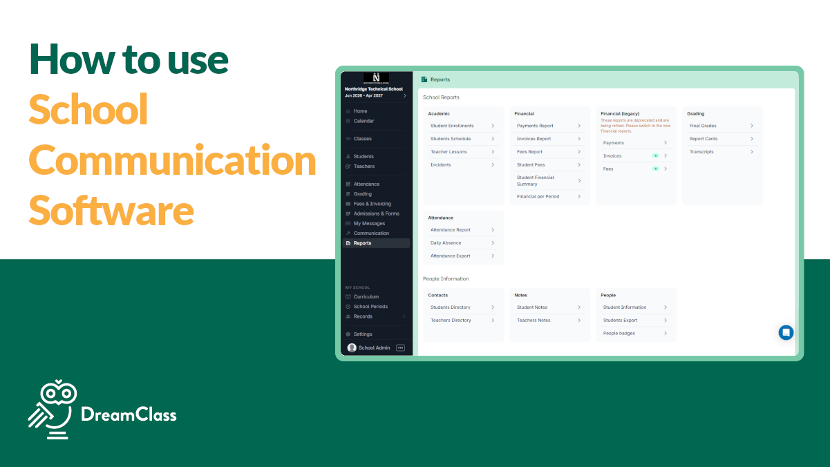How to Use DreamClass Reports to Stay in Control