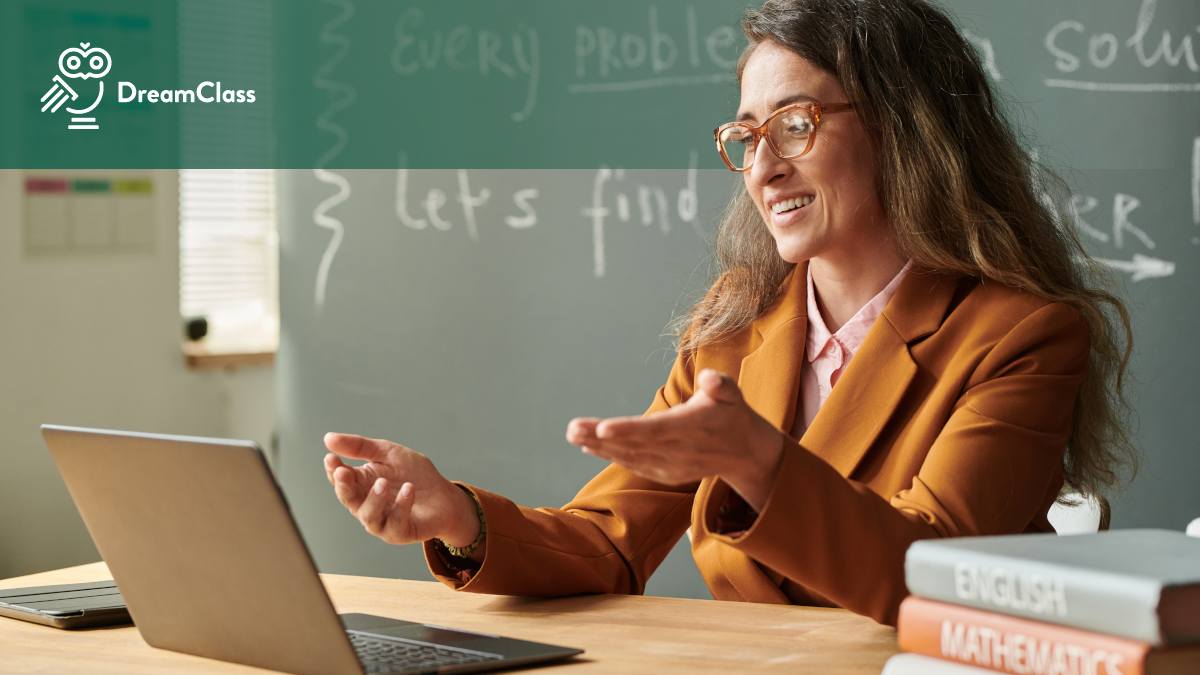 Image of teacher wondering: Is DreamClass an LMS or a Student Information System?